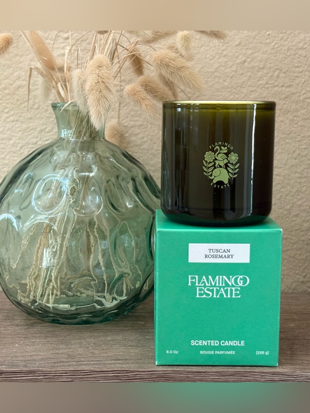Flamingo Estate Tuscan Rosemary Scented Candle 8 oz